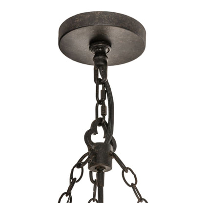 Meyda Tiffany Church 6 Light 36" Wide Abstract Pendant
