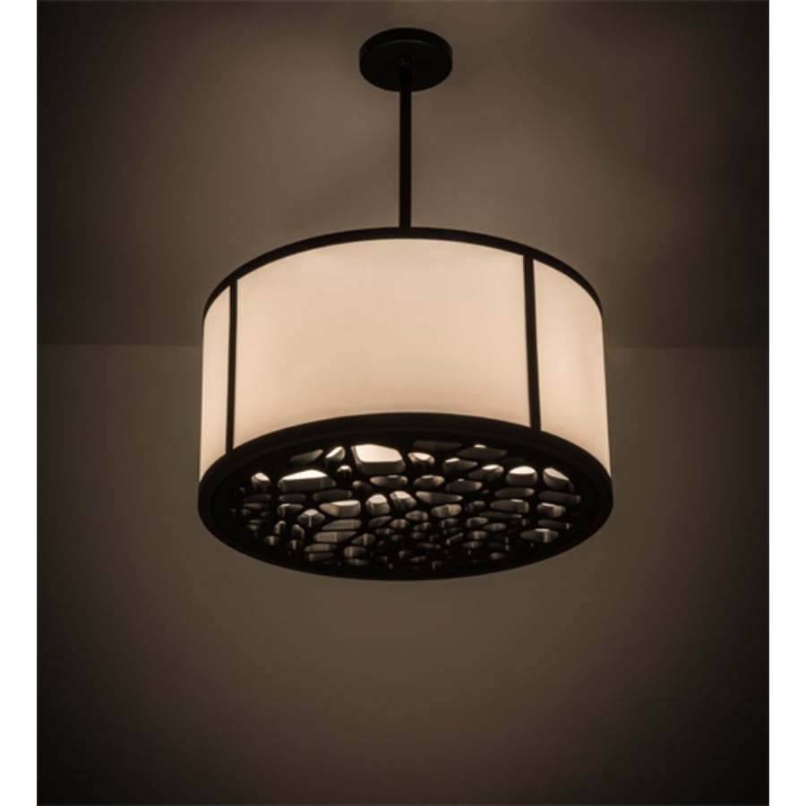 Meyda Tiffany Cilindro 2 Light 24" Wide Pendant