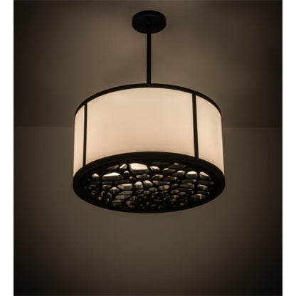 Meyda Tiffany Cilindro 2 Light 24" Wide Pendant