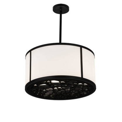 Meyda Tiffany Cilindro 2 Light 24" Wide Pendant