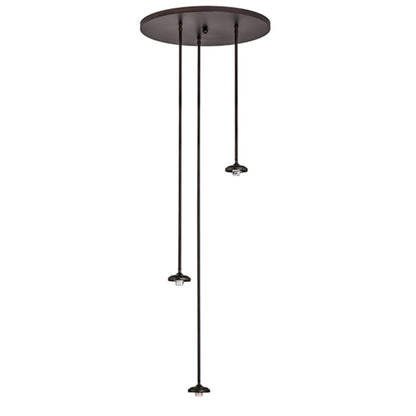 Meyda Tiffany Checkers 3 Light 24" Wide Multi Light Pendant