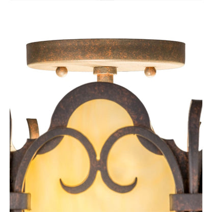 Meyda Tiffany Radha 2 Light 15" Wide Semi-Flush Drum Ceiling Fixture