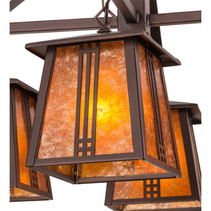 Meyda Tiffany Prairie Loft 4 Light 28" Wide Chandelier
