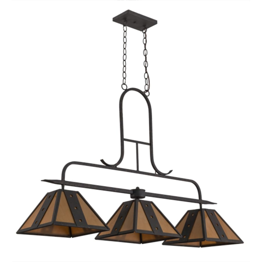 Meyda Tiffany Hanford 3 Light 48" Wide Linear Pendant