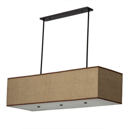 Meyda Tiffany Quadrato Lounge 5 Light 59" Wide Linear Pendant