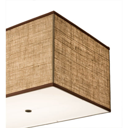 Meyda Tiffany Quadrato Lounge 5 Light 59" Wide Linear Pendant