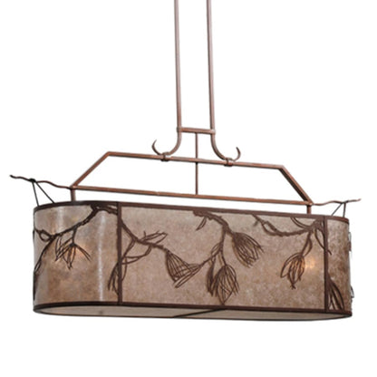 Meyda Tiffany Lone Pine 2 Light 44" Wide Linear Pendant