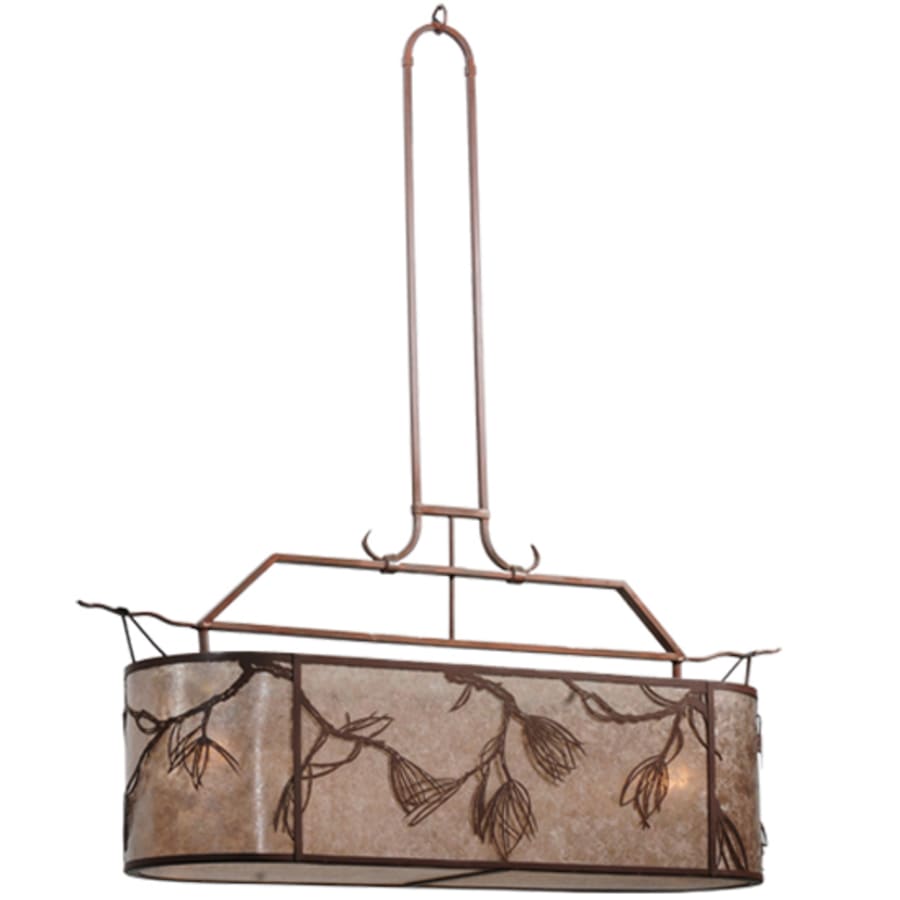 Meyda Tiffany Lone Pine 2 Light 44" Wide Linear Pendant