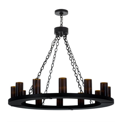 Meyda Tiffany Loxley 12 Light 42" Wide Ring Chandelier