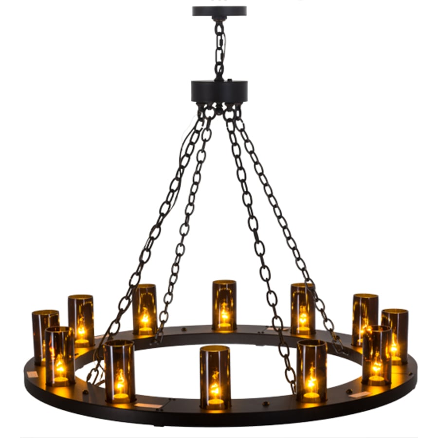 Meyda Tiffany Loxley 12 Light 42" Wide Ring Chandelier