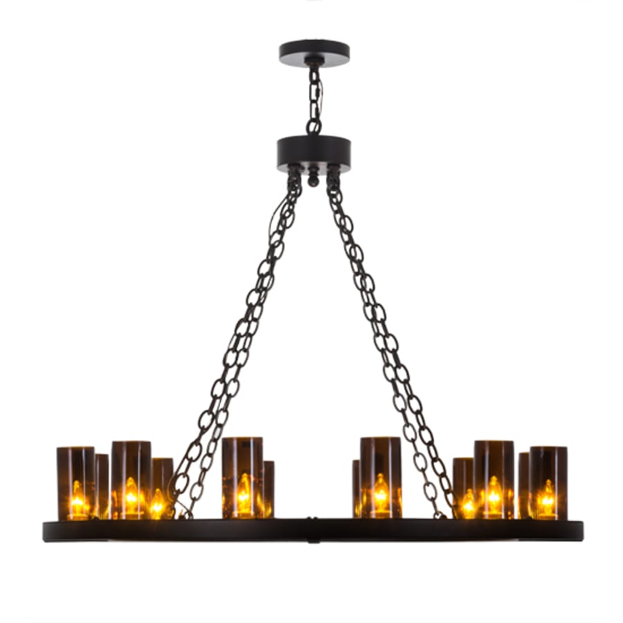 Meyda Tiffany Loxley 12 Light 42" Wide Ring Chandelier