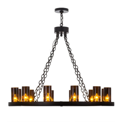 Meyda Tiffany Loxley 12 Light 42" Wide Ring Chandelier