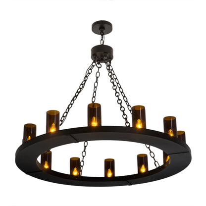 Meyda Tiffany Loxley 12 Light 42" Wide Ring Chandelier