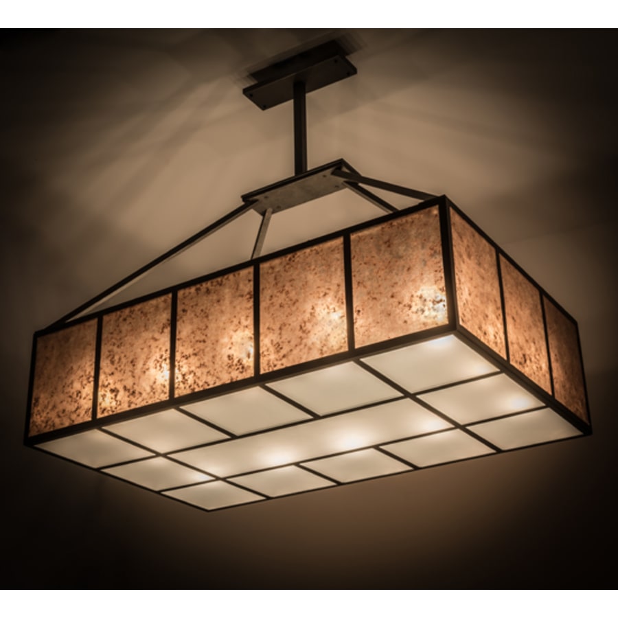 Meyda Tiffany Kaplan 12 Light 66" Wide Linear Pendant