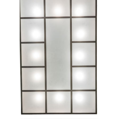 Meyda Tiffany Kaplan 12 Light 66" Wide Linear Pendant