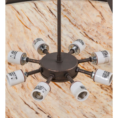 Meyda Tiffany Carousel 8 Light 42" Wide Pendant