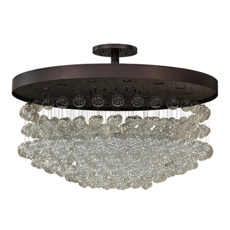 Meyda Tiffany Bulle 22 Light 72" Wide Semi-Flush Ceiling Fixture