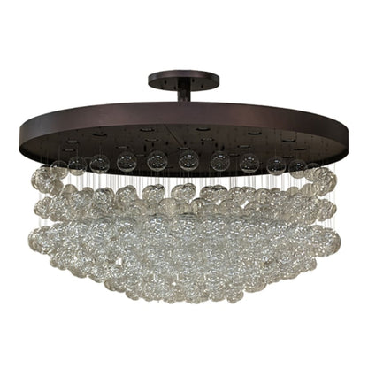 Meyda Tiffany Bulle 22 Light 72" Wide Semi-Flush Ceiling Fixture
