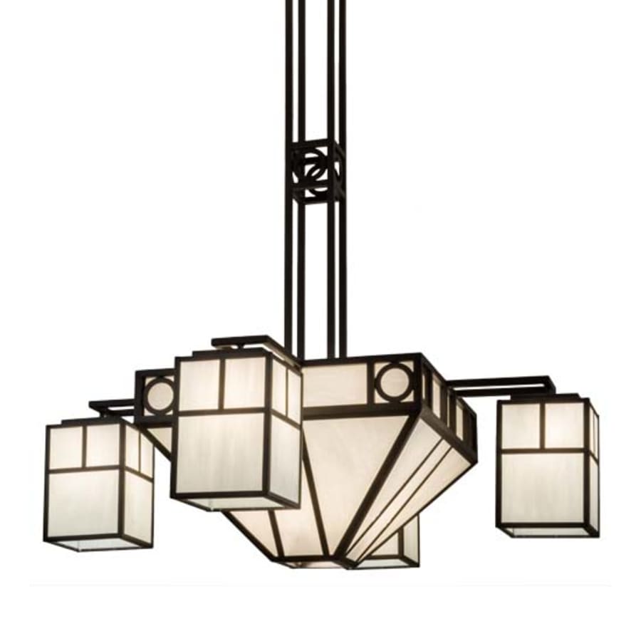 Meyda Tiffany Mission Chic 12 Light 60" Wide Chandelier