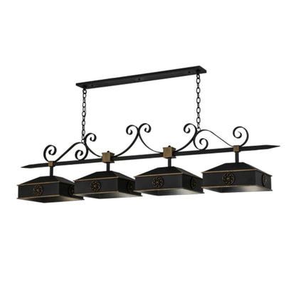 Meyda Tiffany Stefano 4 Light 78" Wide Linear Pendant