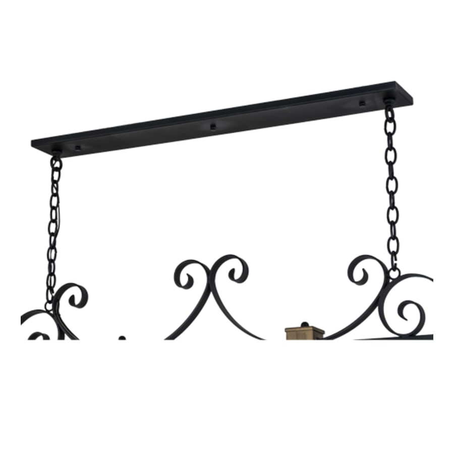 Meyda Tiffany Stefano 4 Light 78" Wide Linear Pendant