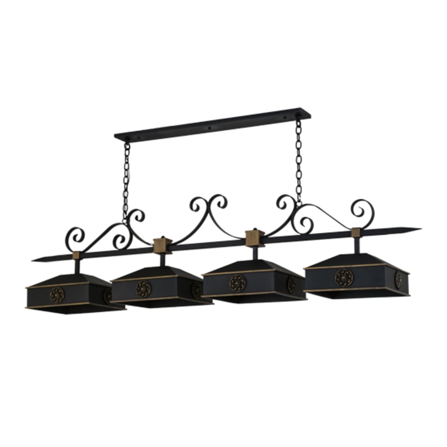 Meyda Tiffany Stefano 4 Light 78" Wide Linear Pendant