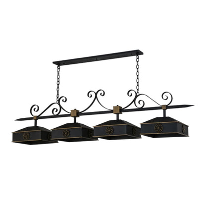 Meyda Tiffany Stefano 4 Light 78" Wide Linear Pendant