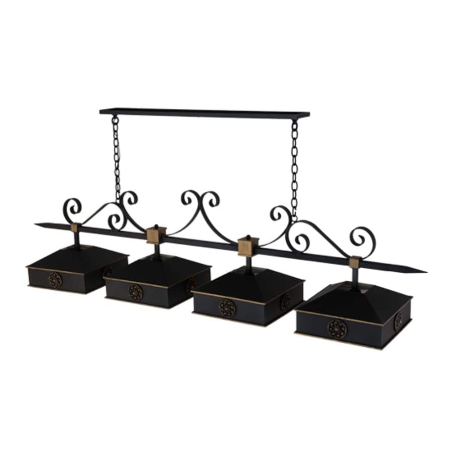 Meyda Tiffany Stefano 4 Light 78" Wide Linear Pendant