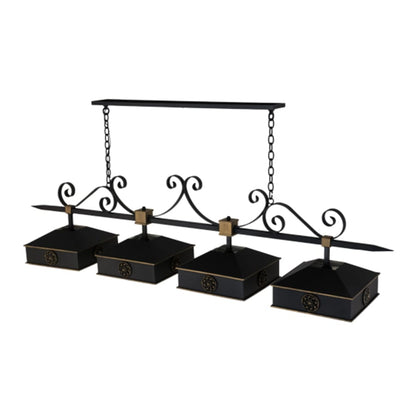 Meyda Tiffany Stefano 4 Light 78" Wide Linear Pendant
