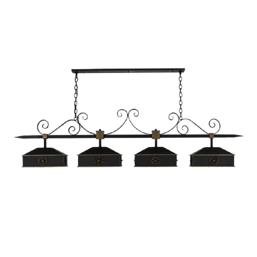 Meyda Tiffany Stefano 4 Light 78" Wide Linear Pendant
