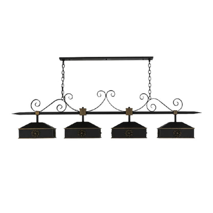 Meyda Tiffany Stefano 4 Light 78" Wide Linear Pendant