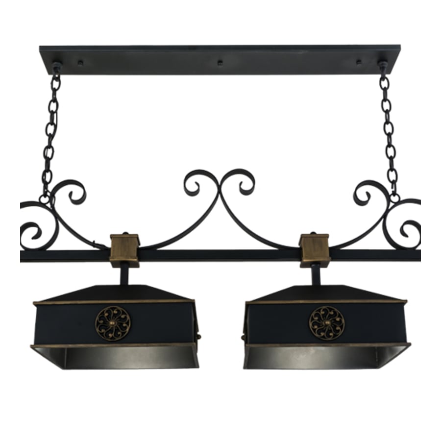 Meyda Tiffany Stefano 4 Light 78" Wide Linear Pendant