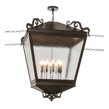 Meyda Tiffany Madeline 10 Light 45" Wide Taper Candle Pendant