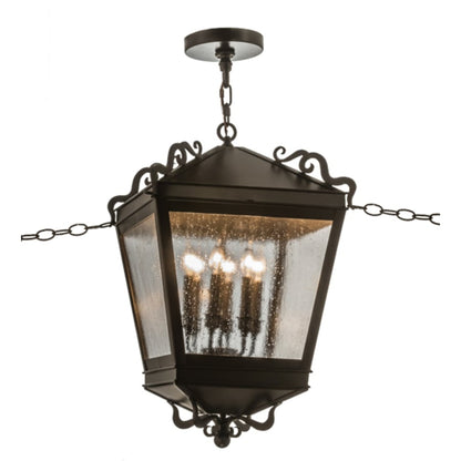 Meyda Tiffany Madeline 6 Light 23" Wide Taper Candle Pendant