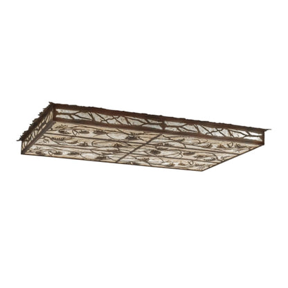Meyda Tiffany Whispering Pines 51" Wide LED Flush Mount Ceiling Fixture