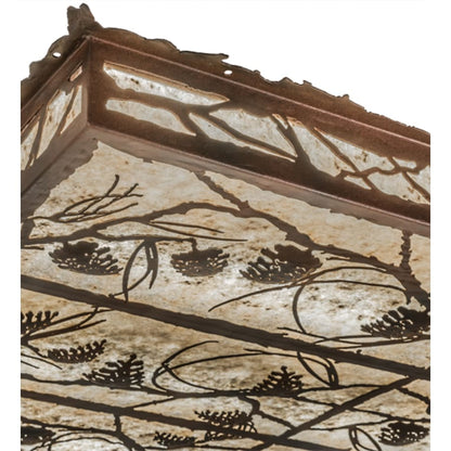 Meyda Tiffany Whispering Pines 51" Wide LED Flush Mount Ceiling Fixture