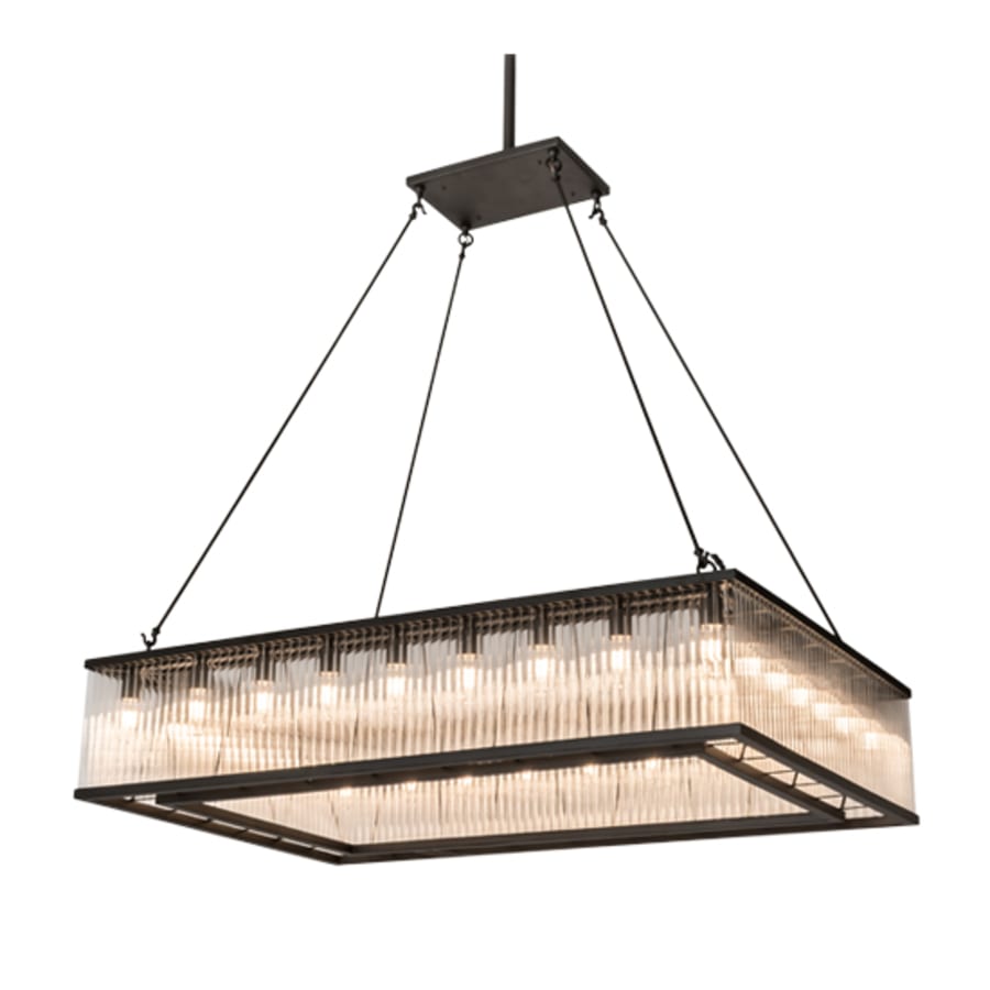Meyda Tiffany Marquee 28 Light 60" Wide Linear Pendant