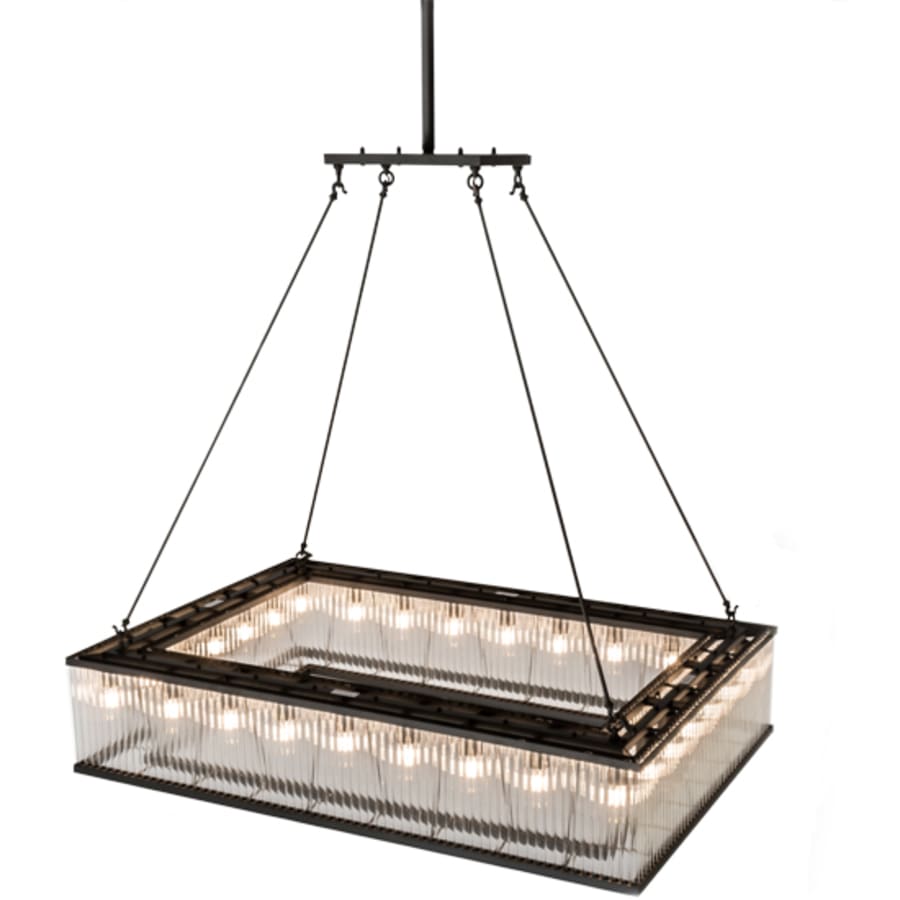 Meyda Tiffany Marquee 28 Light 60" Wide Linear Pendant