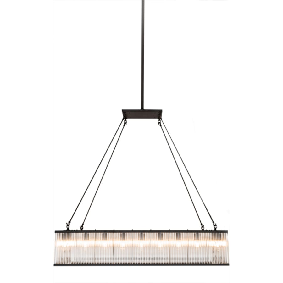 Meyda Tiffany Marquee 28 Light 60" Wide Linear Pendant