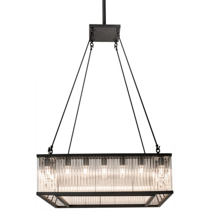 Meyda Tiffany Marquee 28 Light 60" Wide Linear Pendant
