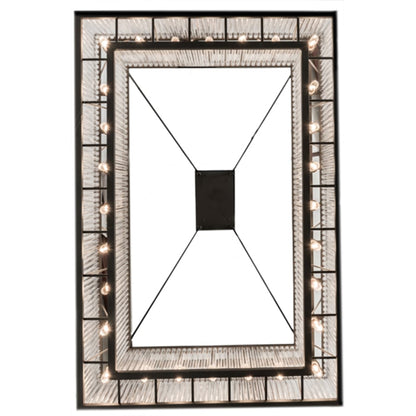 Meyda Tiffany Marquee 28 Light 60" Wide Linear Pendant