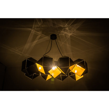 Meyda Tiffany Vierzehn 9 Light 40" Wide Abstract Linear Pendant