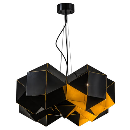Meyda Tiffany Vierzehn 9 Light 40" Wide Abstract Linear Pendant