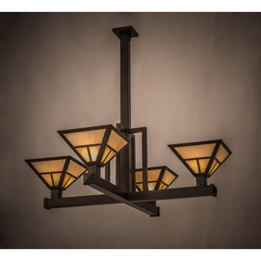 Meyda Tiffany Mission 4 Light 47" Wide Pendant