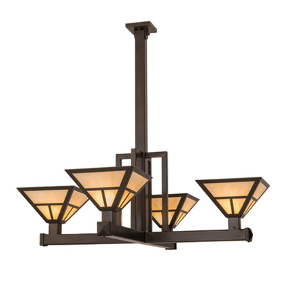 Meyda Tiffany Mission 4 Light 47" Wide Pendant