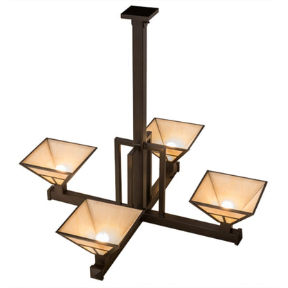 Meyda Tiffany Mission 4 Light 47" Wide Pendant