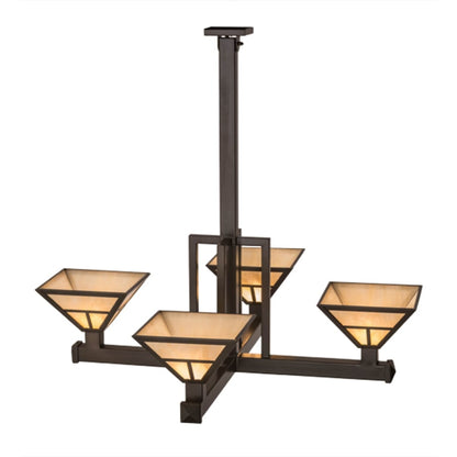Meyda Tiffany Mission 4 Light 47" Wide Pendant