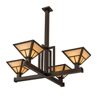 Meyda Tiffany Mission 4 Light 47" Wide Pendant