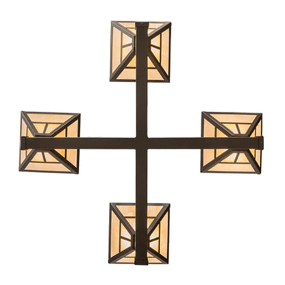 Meyda Tiffany Mission 4 Light 47" Wide Pendant