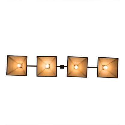 Meyda Tiffany Mission 4 Light 64" Wide Linear Pendant
